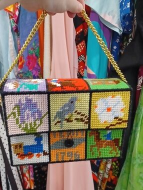 Handmade Vintage Crochet Bag